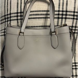 Kate Spade Gray Satchel/Crossbody Bag